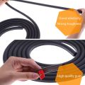【Type Z】 Car 4 Meters Shape B P Big D Car Door Seal EPDM Rubber Noise Insulation Weatherstrip Soundproof Seal Strong. 