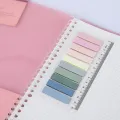 RHS Online 200 Sheets 10 Colors Transparent Morandi Combination PET Sticky Notes Set Memo Pad Lable Sticker Bookmarks Notepad Sticky Index. 