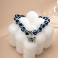 Lucky Eye Fatima Hamsa Hand Bracelet Blue Evil Eye Charms Bracelets Bangles Beads Turkish Pulseras Women Men Jewelry. 
