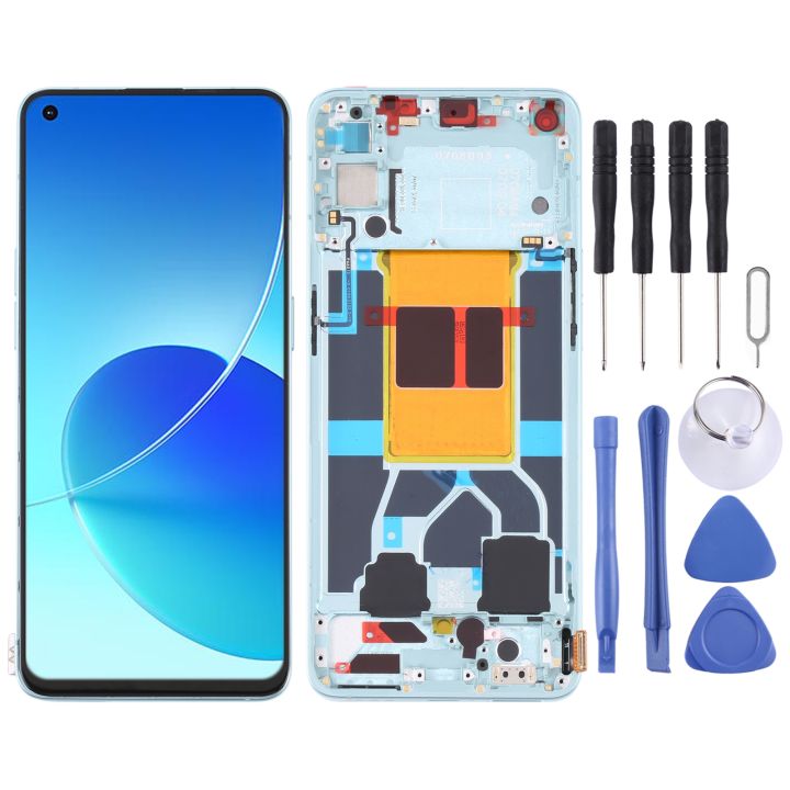 (New arrival) Original LCD Screen For OPPO Reno6 5G PEQM00 CPH2251 Digitizer Full Assembly with Frame
