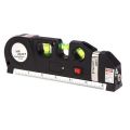 Multipurpose Laser Ruler Laser Level and Spirit Level Metric Rulers Laser Straight Line Horizon Vertical Measure Tape 8Ft 2.5M. 