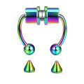 Magnetic Nose Piercing Nose Hoop Rings -Stainless Steel -Piercing Clip Women Girls Fashion Jewelry Gift. 