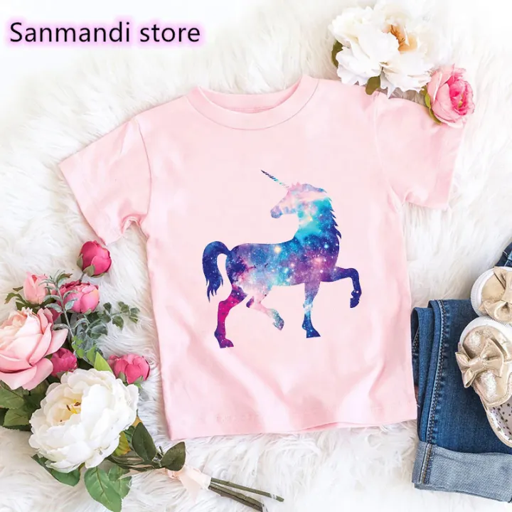 Hot%20sale%20rainbow%20unicorn/elephant%20print%20pink%20tshirt%20girl%20kids%20clothes%20shirt%20kawaii%20children%20clothing%20beautiful%20T-shirt%203-13y%20-%20Image%202