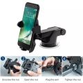 Car Phone Holder Universal 360 Degrees Smartphone Car Mount Holder Adjustable Phone Mounting Suction Cup Holder. 