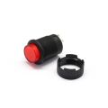 16MM 12V Latching R16 503AD Push Button Switch RED. 