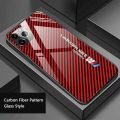 Wenefang New specials Luxury Carbon Fiber Glass Hard BMW Phone Case for iPhone 15 14 13 12 11 Pro Max Mini X XS Max XR Shockproof Anti Fall Back Cover. 
