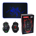 T-WOLF M1 Gaming Mouse + Gaming Mouse Pad Combo. 