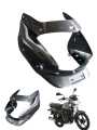 Head Light Cowl Bajaj Platina Gray Colour. 