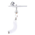 KOGEEK New 110-240V Professional Gravity Feed Dual Action Airbrush Air Compressor Kit for Art Painting Makeup Manicure Craft Cake Spray Model Air Brush Nail Tool Set White. 
