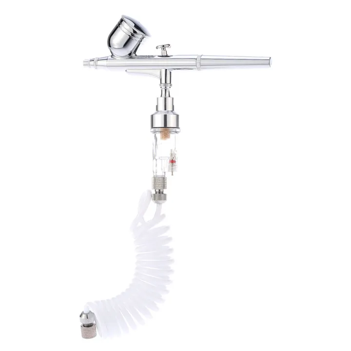 KOGEEK%20New%20110-240V%20Professional%20Gravity%20Feed%20Dual%20Action%20Airbrush%20Air%20Compressor%20Kit%20for%20Art%20Painting%20Makeup%20Manicure%20Craft%20Cake%20Spray%20Model%20Air%20Brush%20Nail%20Tool%20Set%20White%20-%20Image%207