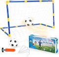 Toy Football play set with Goal Post Football net and pump. 
