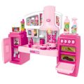 Cooking Toys Set Music Pretend Accessories Kitchen Toys Set Kitchen Game Play Cooking Utensils Set for Kids - Pink. 