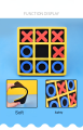 Tic Tac Toe Family Board Game Toys | Foam Tic-Tac-Toe X & O Chess | Birthday Party for Kids | Parent-Child Educational Games. 