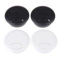 50mm Computer Desk Grommet Table Cap Cover Hole Outlet Wire Cable Plastic. 