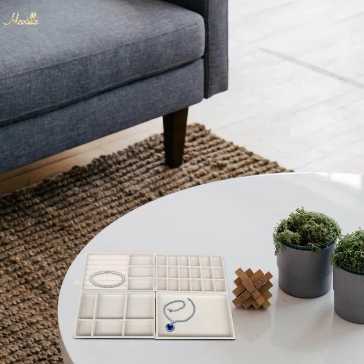 4%20Pieces%20Jewelry%20Trays%20Organizer,%20Insert%20Divider%20Durable%20Display%20Case%20Storage%20Container%20Holder%20for%20-%20Image%207
