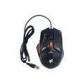 INDENA G-550-E WIRED RGB GAMING MOUSE - Wired RGB gaming mouse with adjustable DPI up to 3,200, 6 buttons, ergonomic design, and durable mechanical switches. 