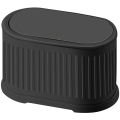 1 PCS Mini Trash Can with Lid 4L Small Kitchen Compost Bin Stainless Steel Mini Garbage Can Countertop Trash Can Black. 