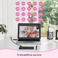 VEIKK Creator Pop VK430 4x3 Inch Ultra-thin Portable OSU! Tablet Digital Drawing Tablet Graphics Tablet with 8192 Levels Passive Stylus and 4 Customized Express Keys(null). 