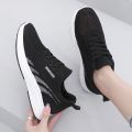 Autumn New Fly Mesh Hollow Sneakers Women's Breathable Old Beijing Cloth Shoes Women's Shoes Women's Summer Mom Shoes. 