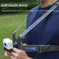 Action Camera Chest Mount Harness Strap Adjustable for Live Skiing. 