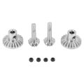 4Pcs Steel Front and Rear Axle Gear Drive Shaft Gears Set for WPL B24 B36 C14 C24 MN D90 MN99S Upgrade Parts. 