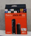 Amazon Fire TV Stick 4K Max streaming device, Wi-Fi 6, Alexa Voice Remote (includes TV controls). 
