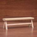 Wood Dollhouse Table Chair Doll Accessories 1:12 Scale Miniature Stool Bench Gift Mini Furniture Mini Dinning Table Dollhouse. 