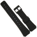 Watch Band Replacement Strap For Casio F-91W 18mm Black Resin Plastic Wrist Watchstrap with Pins Metal Buckle F91 F91W. 