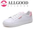 【ALLGOOD】Summer Woman Shoes Fashion Woman PU Leather Shoes Ladies Breathable Flats Casual Shoes White Sneakers Vulcanize Shoes. 