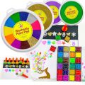 16cm Funny 6 Colors Ink Pad Stamp DIY Finger Painting Craft Cardmaking For Kids Montessori Drawing 0-12 Months Baby Toys. 