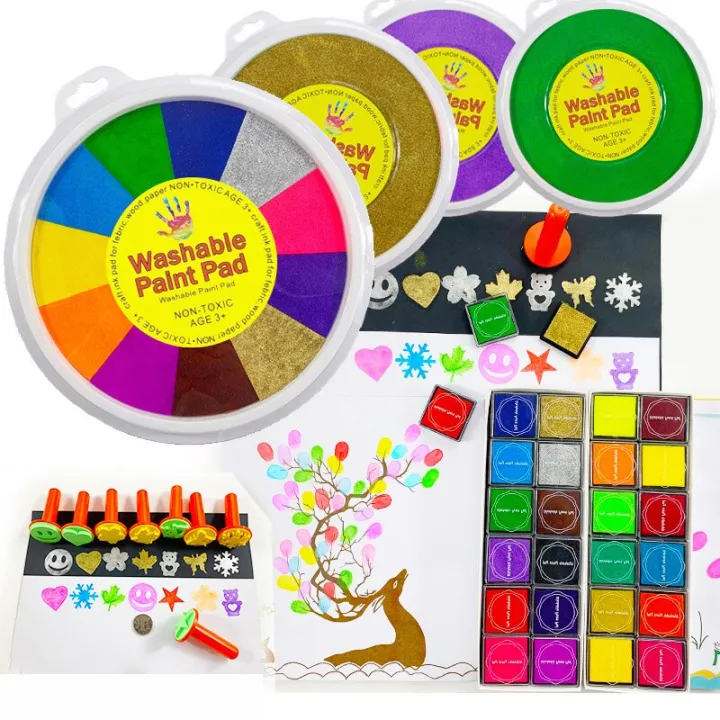 Finger%20Painting%20Ink%20Pad%20Stamp%20DIY%20Creative%20Painting%20Craft%20Cardmaking%20for%20Kids%20Montessori%20Learning%20Education%20Drawing%20Toys%20-%20Image%202
