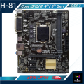 H81 Computer Motherboard H81 LGA 1150 intel support processer Core i3 i5 i7 4th 5th gen cpu Standard ATX. 