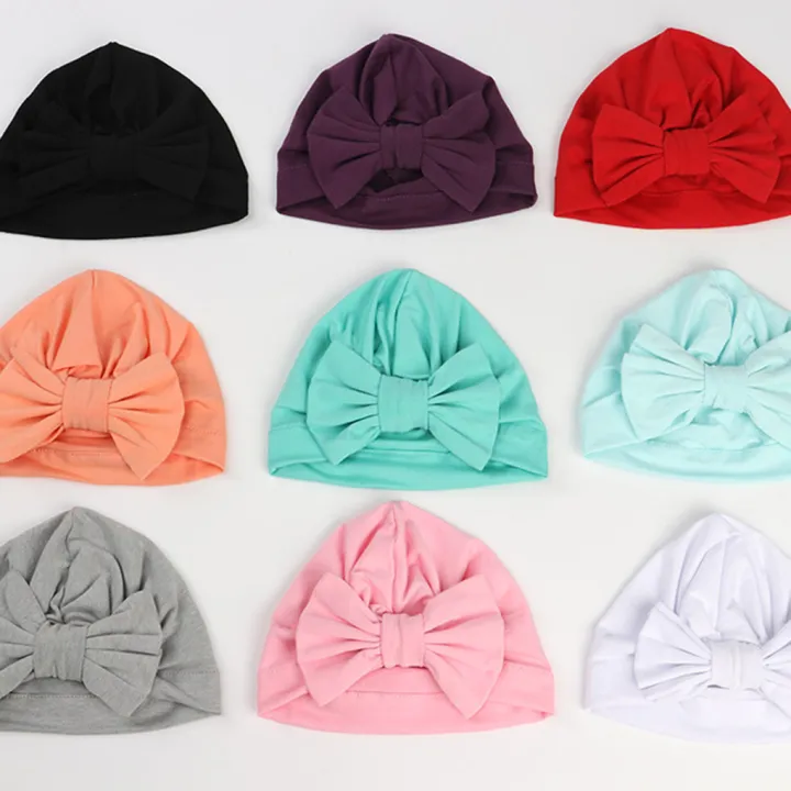 %E3%80%90ComfyCrossing%E3%80%91Kids%20Boys%20Girls%20Turban%20Photo%20Prop%20Costume%20Bowknot%20Hat%20Toddler%20Photo%20Shoot%20Accessory%20Cap%20Headdress%20Cute%20Newborn%20Baby%20Beanie%20-%20Image%204
