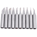 New Tecno 10 Tip Set Tips Soldering Tip Set for Soldering Iron 900-T-I/ BK/ 1.6D/ 2.4D/ 3.0D/ 2C/ 3C/ 4C. 