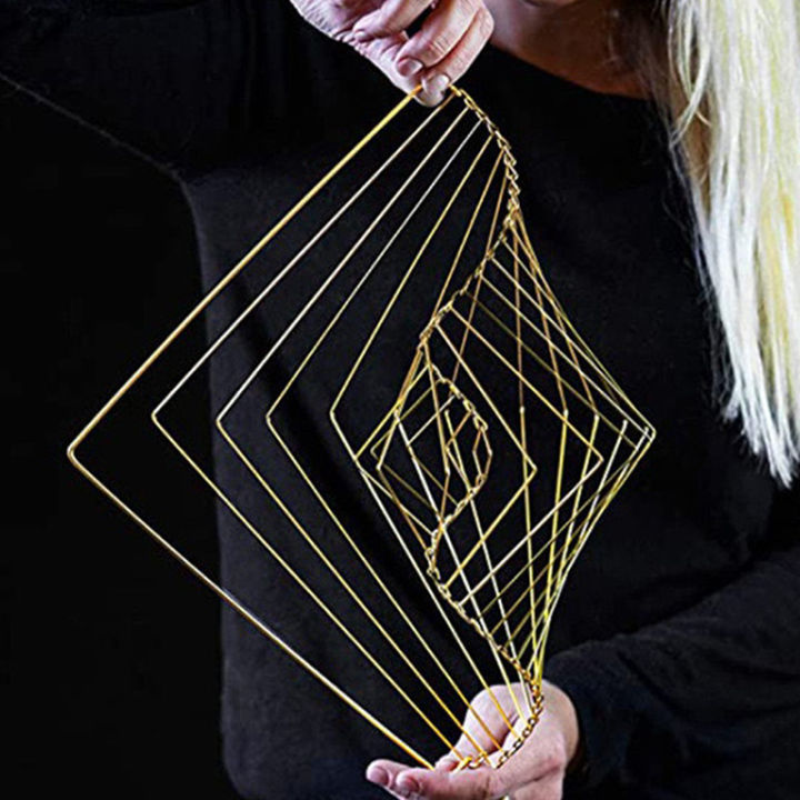 Square Wave Kinetic Spinner Creative Design Of Decorative Ornaments Modern