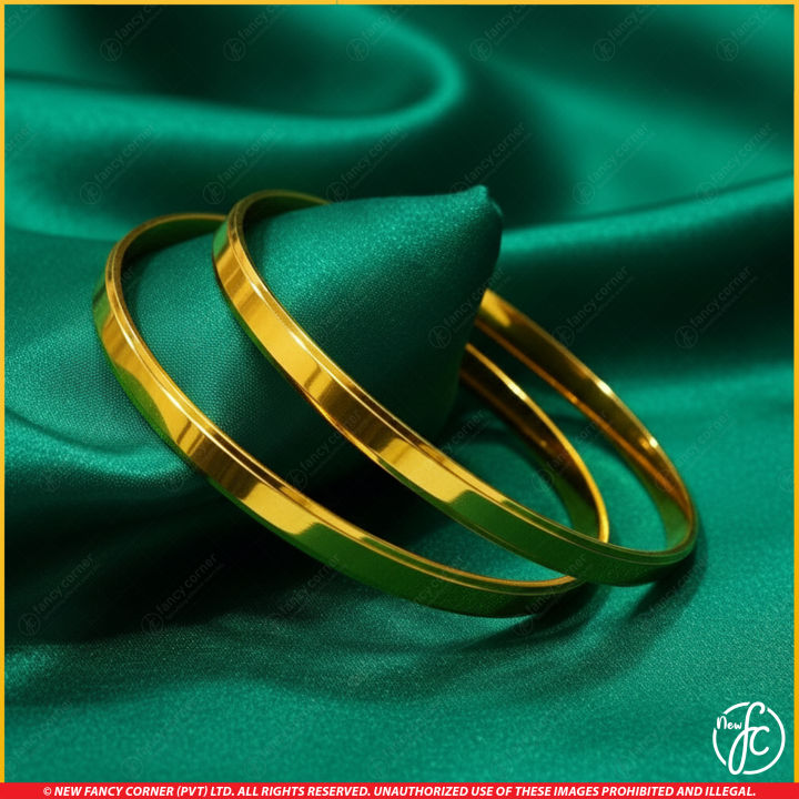 Elegant%20Gold%20Plated%20Plain%20Bangle%20Set%20of%202/4%20Women%20&%20Girls%20-%20High%20Quality%20Daily%20Wear%20Love%20Bracelet%20-%20Guaranteed%20Non-Fade%20Fashion%20Jewelry%20Sri%20Lanka%20-%20FREE%20GIFT%20BOX%20-%20Image%202