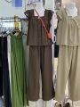 Little Seven Small Man Mori Style Suit 2024 Summer New College Sweet Flying Sleeve Short Sleeve Pants Two-Piece Suit Fashion. 