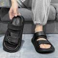Unisex Beach EVA Slippers Summer Casual Shoes Flexible Sturdy Wear Resistant Black 38 39. 