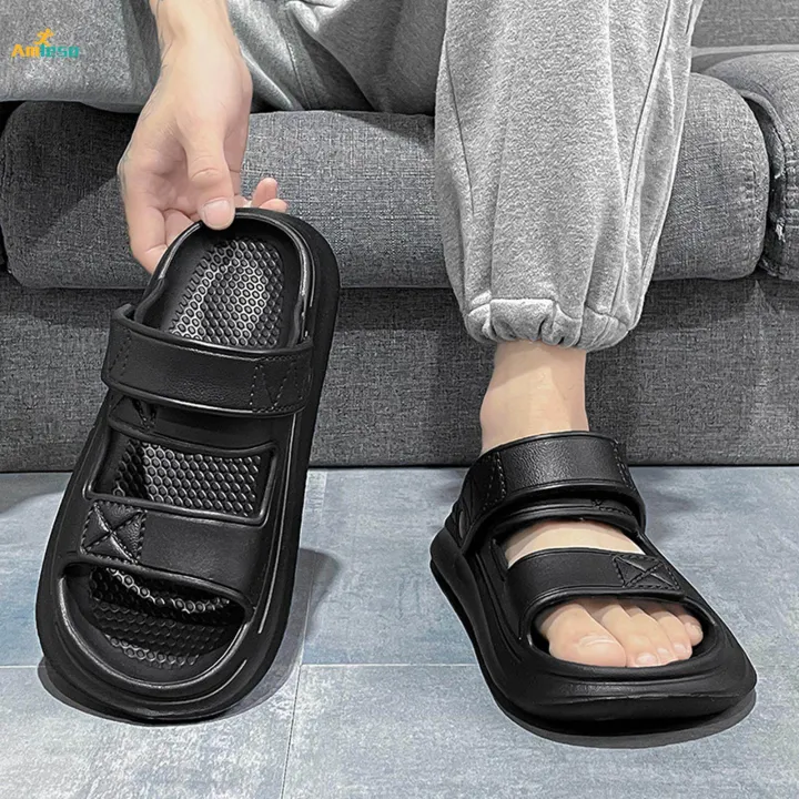Unisex%20Beach%20EVA%20Slippers%20Summer%20Casual%20Shoes%20Flexible%20Sturdy%20Wear%20Resistant%20Black%2038%2039%20-%20Image%203