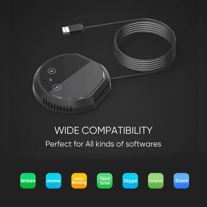 Desktop%20USB%20Conference%20Speakerphone%20Microphone%20361%C2%B0%20Omnidirectional%20Condenser%20Plug%20&%20Play%20PC%20Computer%20Mic%20-%20Image%208