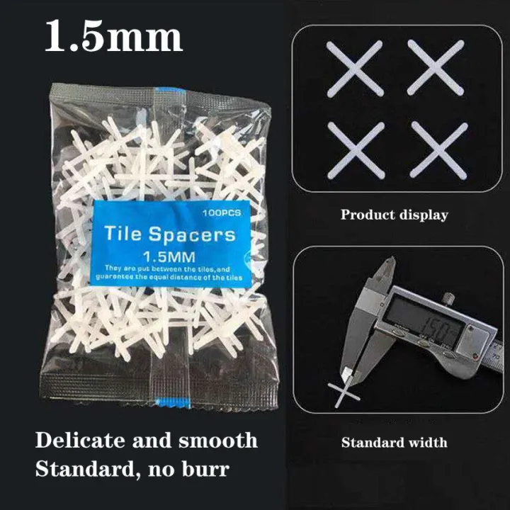 %E3%80%90Miga%20Plaza%E3%80%91100pcs%20Tile%20Spacer%20Cross%20Plastic%20Tiling%20Ceramic%20Tilers%20Plumbers%20Reuseable%20Cross%20Clips%20Tile%20Leveling%20System%20Tile%20Locator%20Gap%20Tool%20-%20Image%202