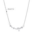 Fashion Star Pendant Necklace Women Trendy Simple Tiny Rhinestone Jewelry Temperament Party Wedding Gift. 