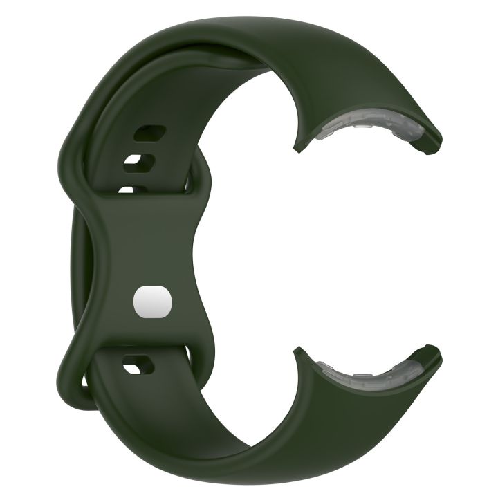 (New)%20For%20Google%20Pixel%20Watch%20Loop%20Type%20Solid%20Color%20Silicone%20Watch%20Band,%20Size:L%20-%20Image%202