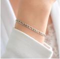 Ladies and Gents Silver Colour bracelet for girls with box girls bracelet women Girls and Boys Bracelet bracelet. 