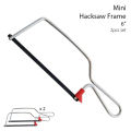 Junior Hacksaw Metal Frame Blade Mini Hack Saw - Steel - 6" -  2 pcs set. 