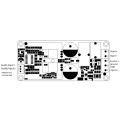 IRS2092 High Power 500W Mono Channel HiFi Digital Power Amplifier Board Class D Stage Power Amplifier Board. 