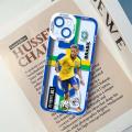 Case For IPhone 11 12 Pro Max 13 Mini 6 6S Plus 6+ Phone Case Soft Clear TPU Football Player Messi Cristiano Ronaldo Neymar Kai Havertz Camera Protective Luxury Shockproof Anti-falling Cartoon Full Protection Anti-Knock Fashion Cute. 
