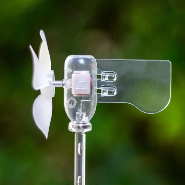 Plastic Small Windmill for Car Decorations Featuring LED Light and Safe ...