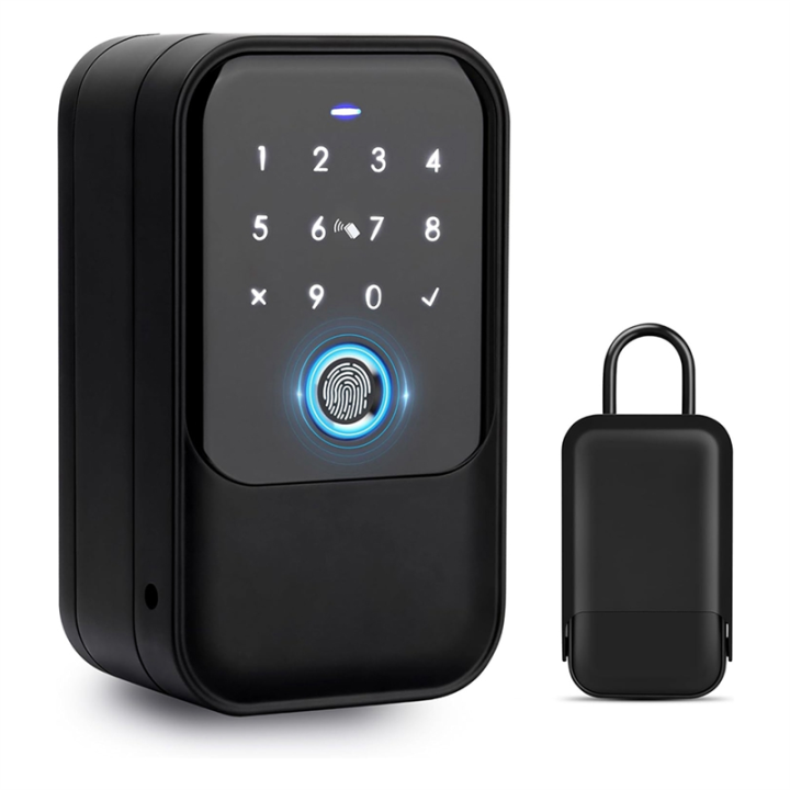 Smart Wall Key Smart Key Lock Box Access Card Bluetooth Unlock Fingerprint, Control ...
