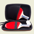 Outer Zipper Ping Pong Rackets Bag Table Tennis Bat Case with Soft Inner Table Tennis Accessories Anti Leakage for Sports Lovers. 